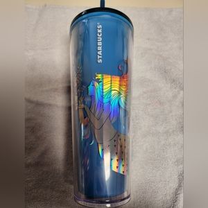 2021 Holiday Blue Siren Color Changing Starbucks Venti Tumbler